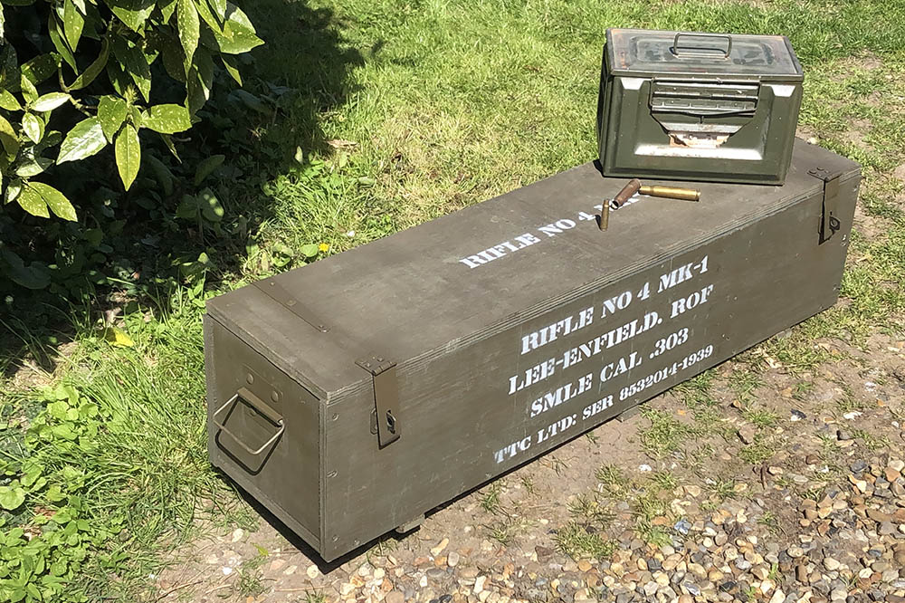 Repro gun box for Lee Enfield rifles